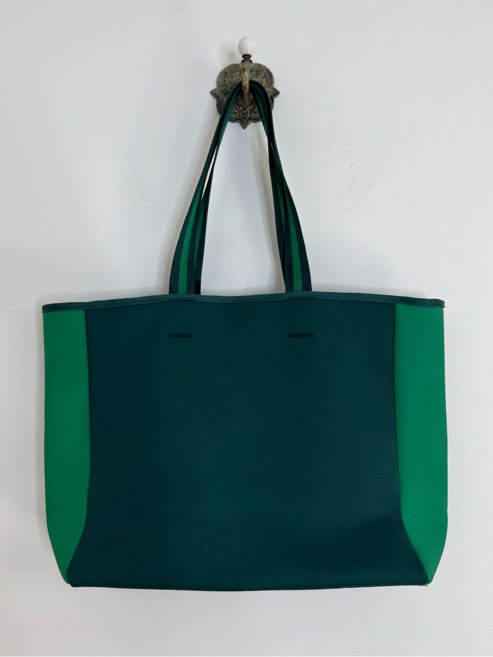 Summersalt Blue Green The Perfect Neoprene Beach Tote Bag
